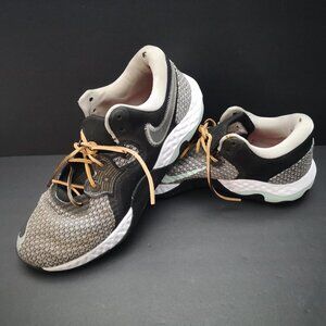 Nike Renew Men's Size 12 Black Grey Seafoam Colored Basketball Sneakers